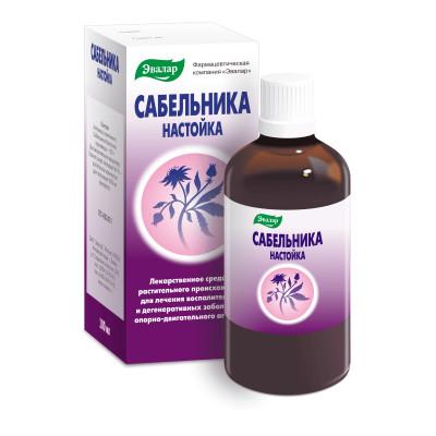 Сабельник-Эвалар фл.(настойка) 100мл                                                                                                                                                                                                                      