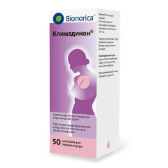 Климадинон фл.-кап.(капли орал.) 50мл                                                                                                                                                                                                                     