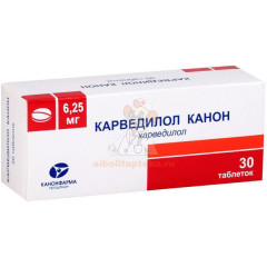 Карведилол Канон таб. 6,25мг №30