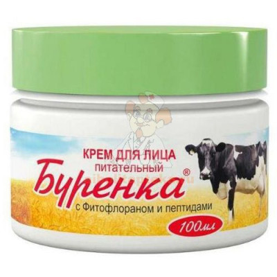 Крем ЛОШАДИНАЯ СИЛА Буренка д/лица с фитофлором и пептидом 100мл