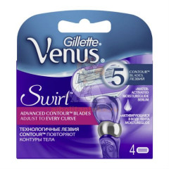 Лезвия бритвенные GILLETTE Venus Swirl №4                                                                                                                                                                                                                 