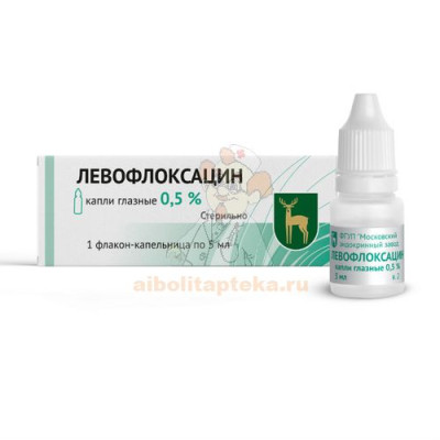 Левофлоксацин фл.-кап.(капли глазн.) 0,5% 5мл