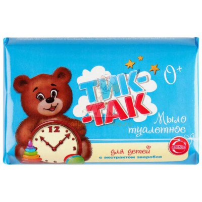 Мыло детское ТИК-ТАК Зверобой 150г                                                                                                                                                                                                                        