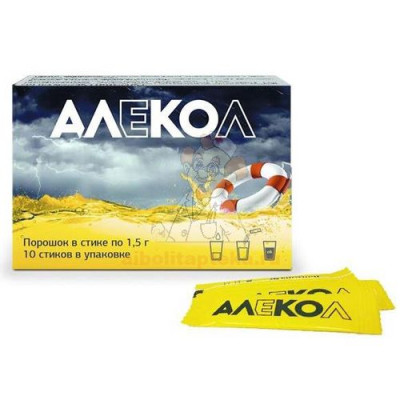 Алекол стик (пор.) 1,5г №10                                                                                                                                                                                                                               