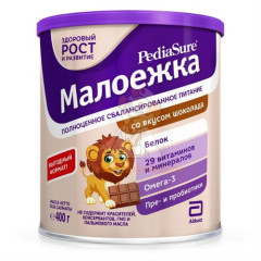 ПедиаШур Малоежка спец. продукт с пищевыми волокнами Шоколад 400г                                                                                                                                                                                         