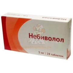 Небиволол таб. 5мг №28                                                                                                                                                                                                                                    