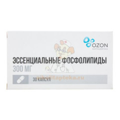 Эссенциальные фосфолипиды капс. 300мг №30                                                                                                                                                                                                                 
