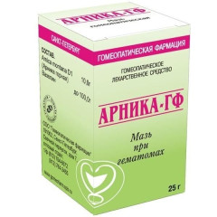 Арника-ГФ фл.(мазь гомеопат.) 25г                                                                                                                                                                                                                         