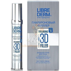 Либридерм (Librederm) гиалурон филлер 3D крем дневной д/лица SPF-15 30мл                                                                                                                                                                                  